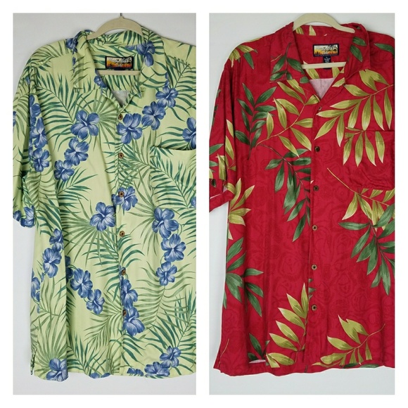 Havana Jacks Cafe Other - Havana Jacks Cafe Mens Hawaiian Shirt bundle of 2